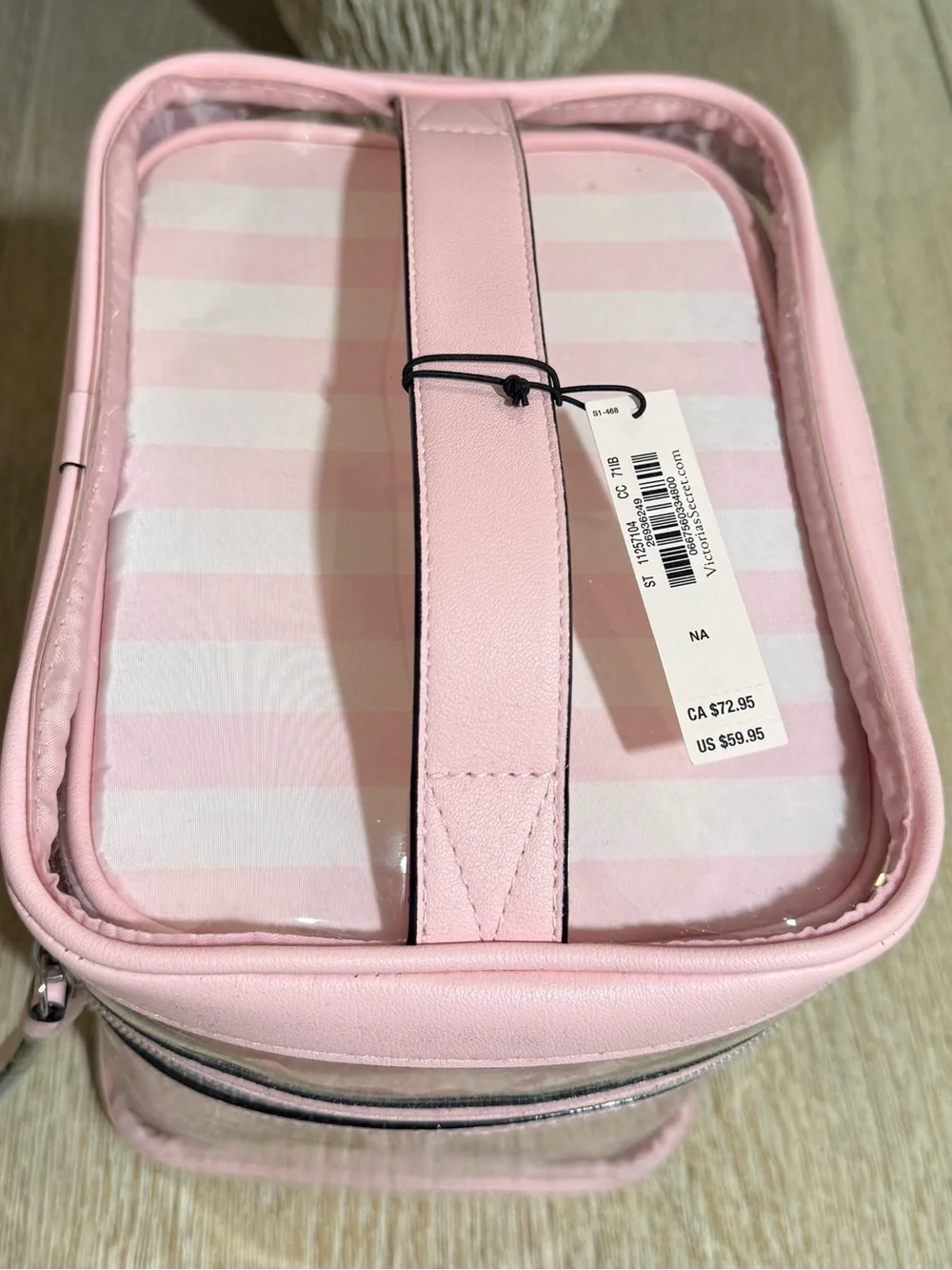 VS 4- Piece Makeup Bag Set with Top Handle